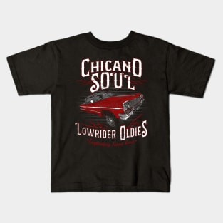 Chicano Soul Lowrider Oldies Legendary Road King Kids T-Shirt